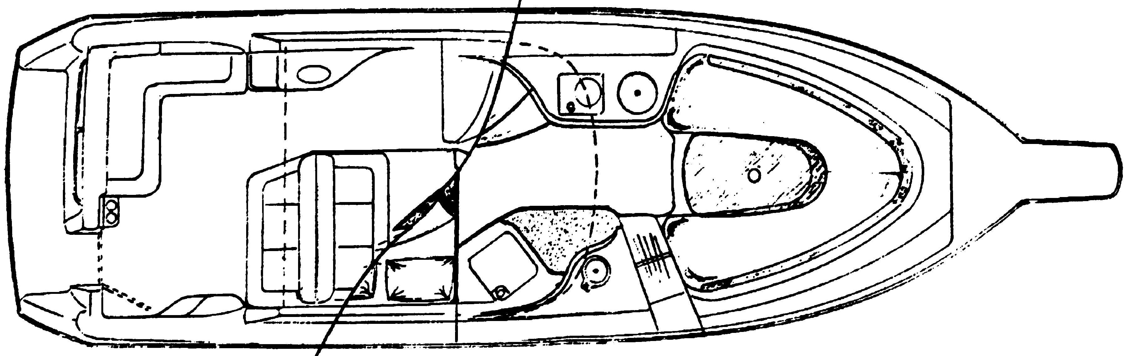 Donzi 275 Medallion; 275 LXC; Z275 floor plan