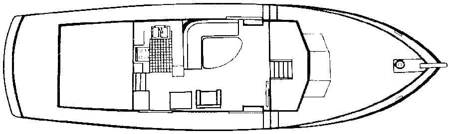 DeFever 48 Offshore Cruiser floor plan