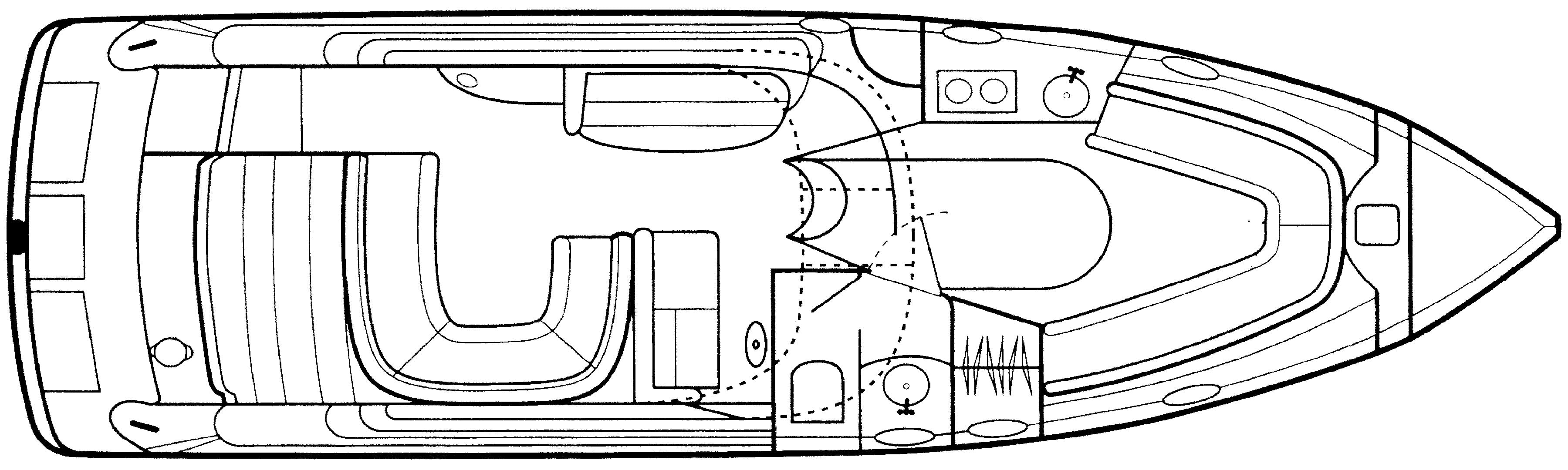 Donzi 39 ZSC floor plan
