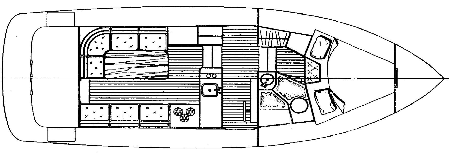 Eagle 32 Pilothouse floor plan