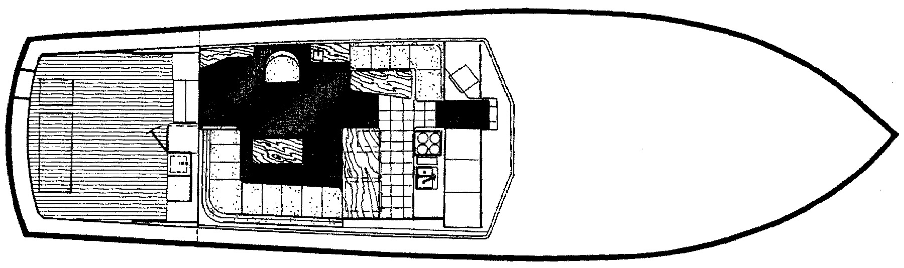 Egg Harbor Yachts 60 Convertible floor plan