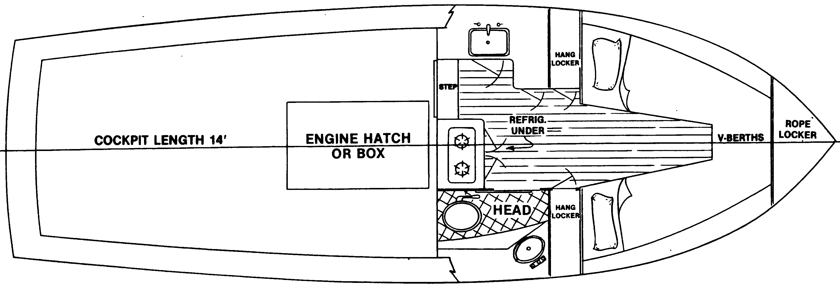 Ellis 28 Bass Boat floor plan