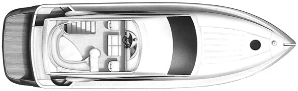 Fairline Yachts 46 Phantom floor plan