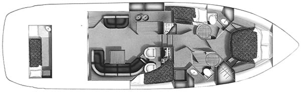 Fairline Yachts 46 Phantom floor plan