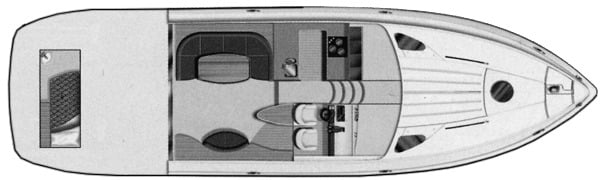 Fairline Yachts 50 Phantom floor plan