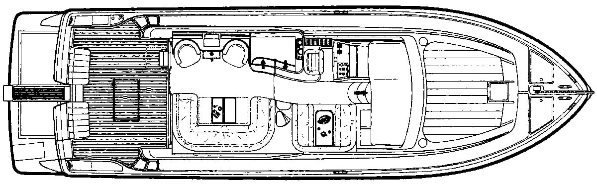 Ferretti Yachts 53 floor plan