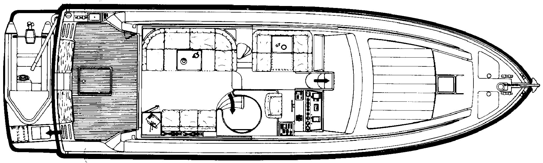 Ferretti Yachts 55 floor plan