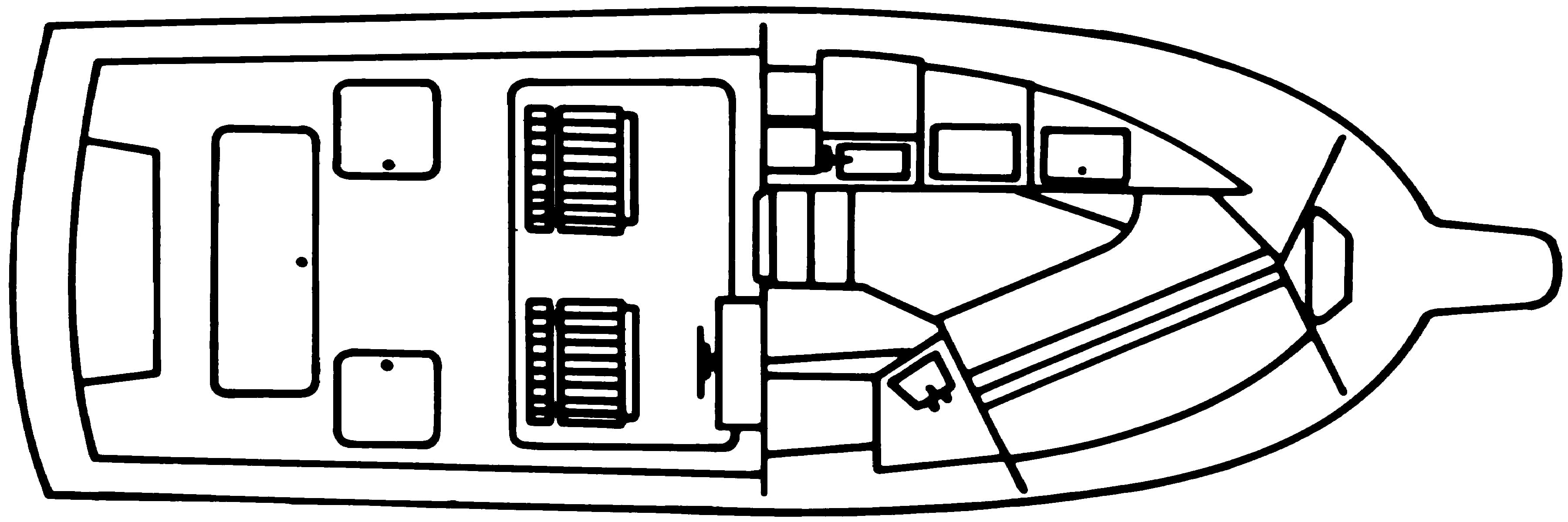 Aquasport 270 Express floor plan