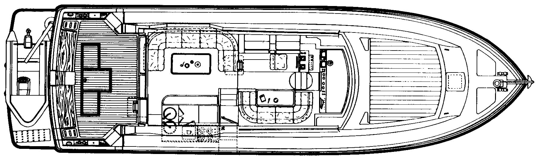 Ferretti Yachts 60 floor plan