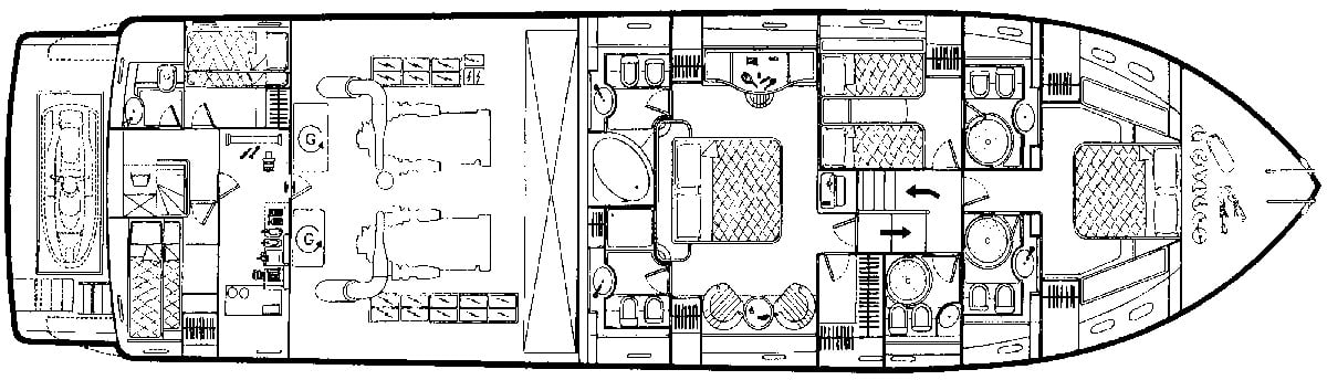 Ferretti Yachts 80-810 floor plan