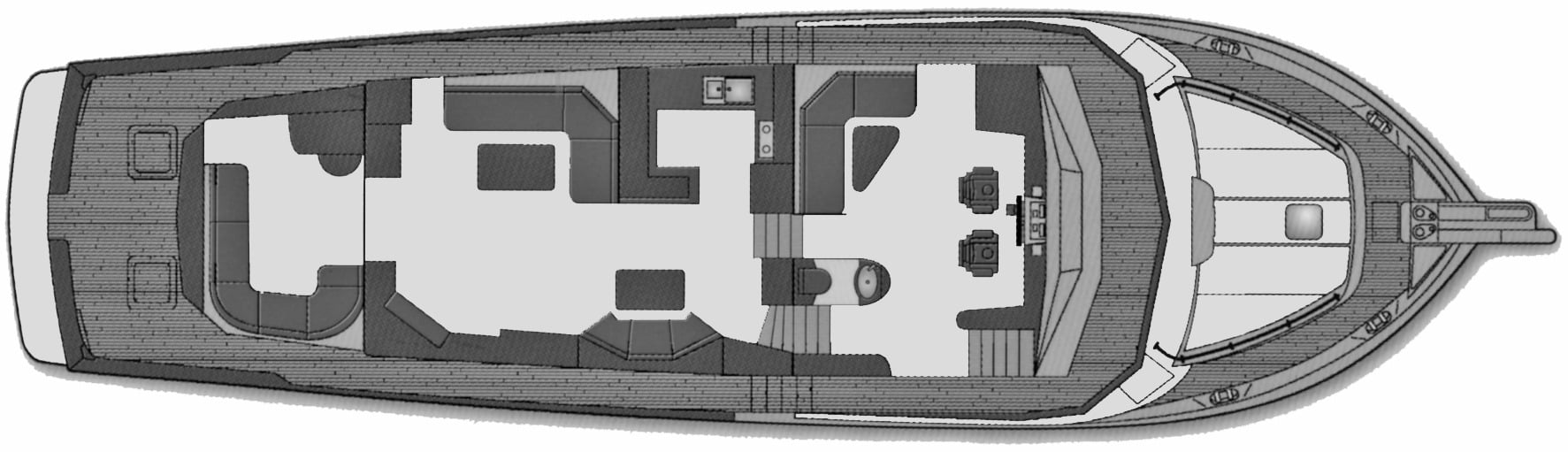Fleming Yachts 75-78 floor plan