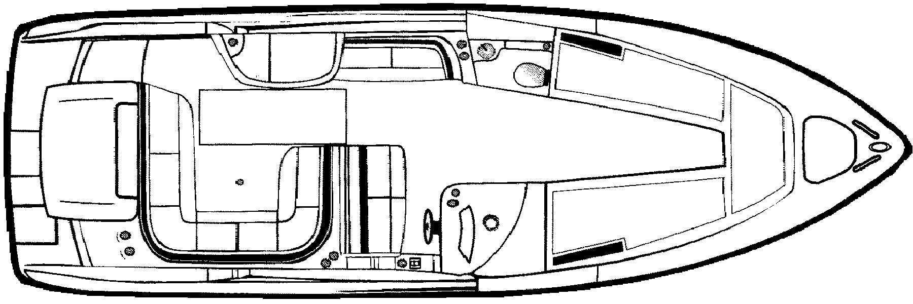 Formula 260 Bowrider floor plan