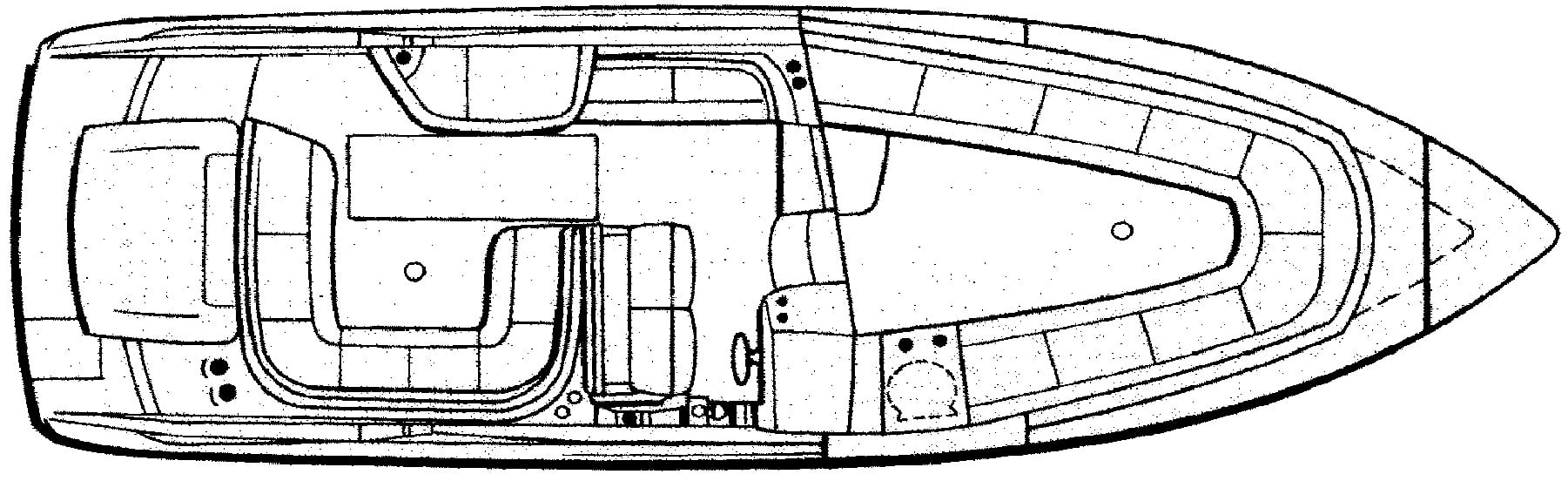 Formula 260 Sun Sport floor plan