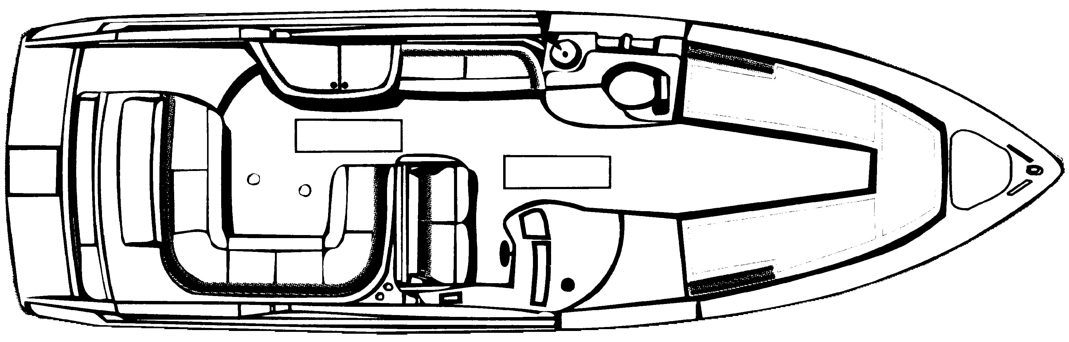 Formula 280 Bowrider floor plan