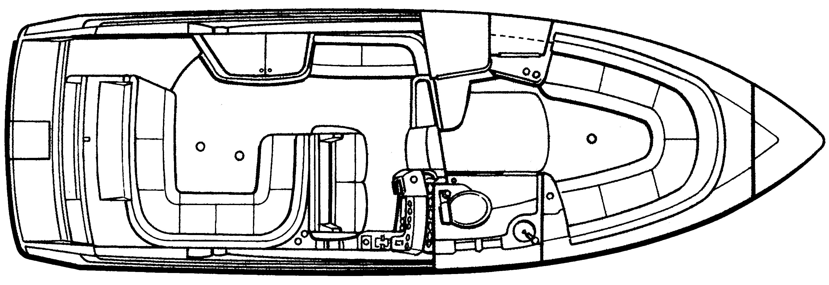 Formula 280 Sun Sport floor plan