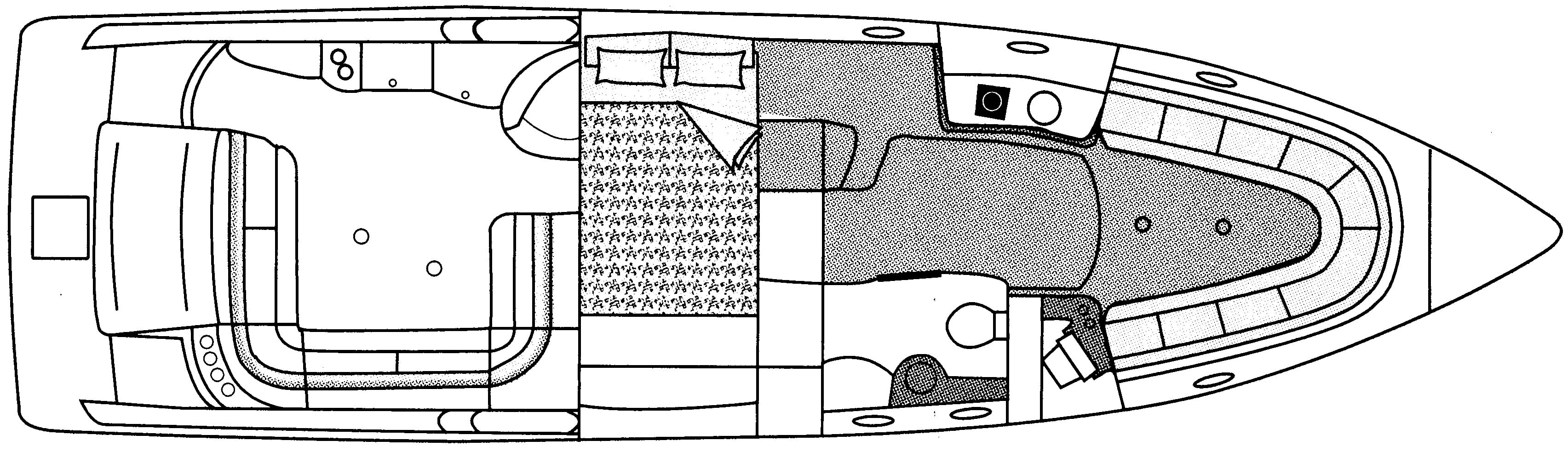 Formula 370 Super Sport floor plan