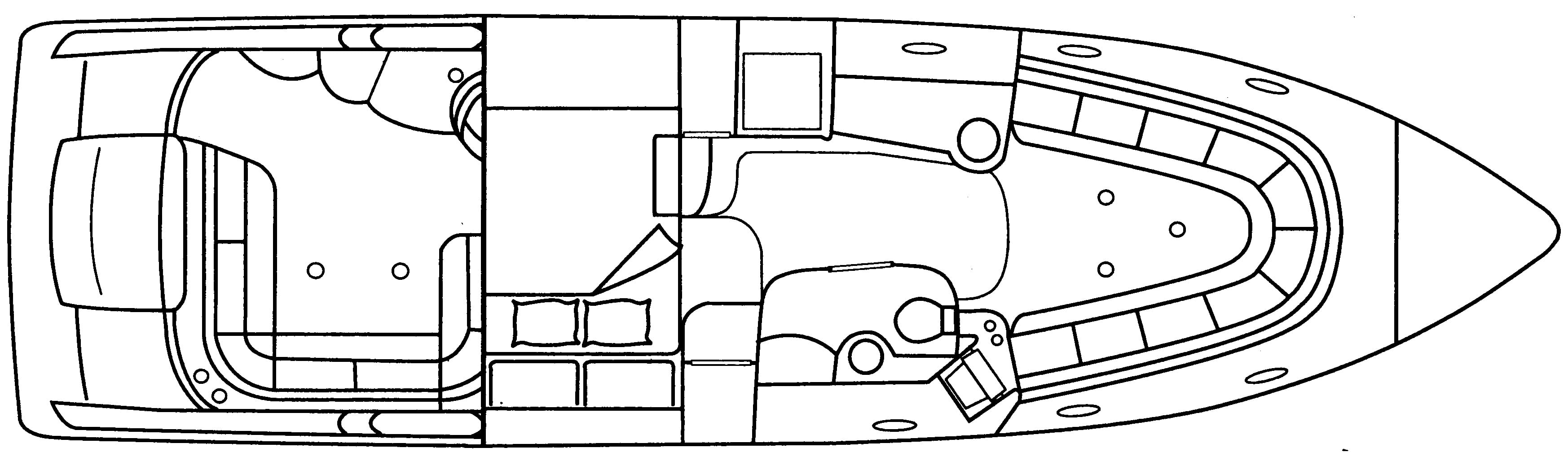 Formula 400 Super Sport floor plan