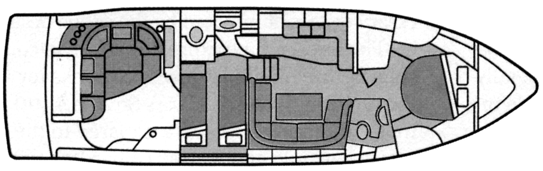 Formula 45 Yacht floor plan