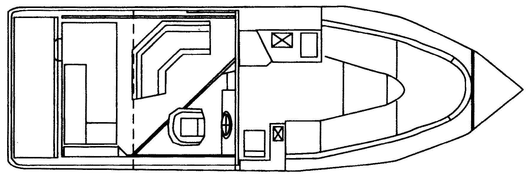 Four Winns 265 Vista floor plan