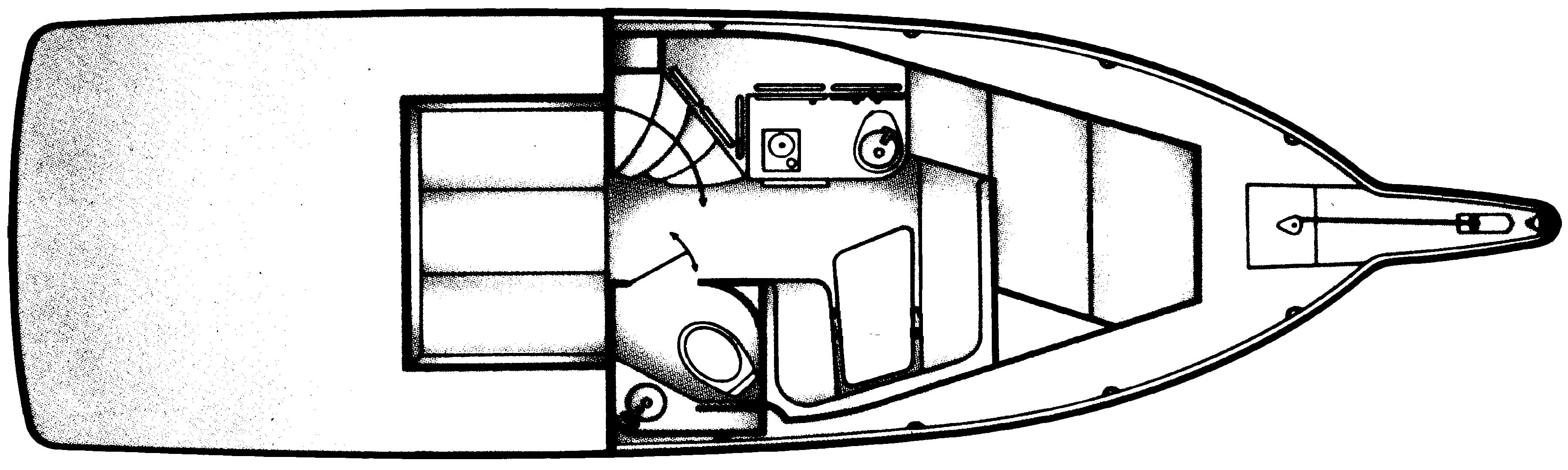 Four Winns 285 Express floor plan