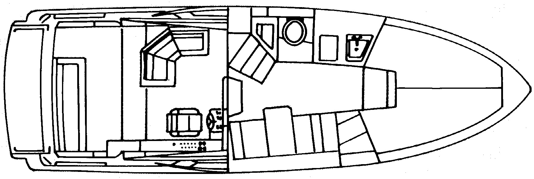Four Winns 285 Vista floor plan