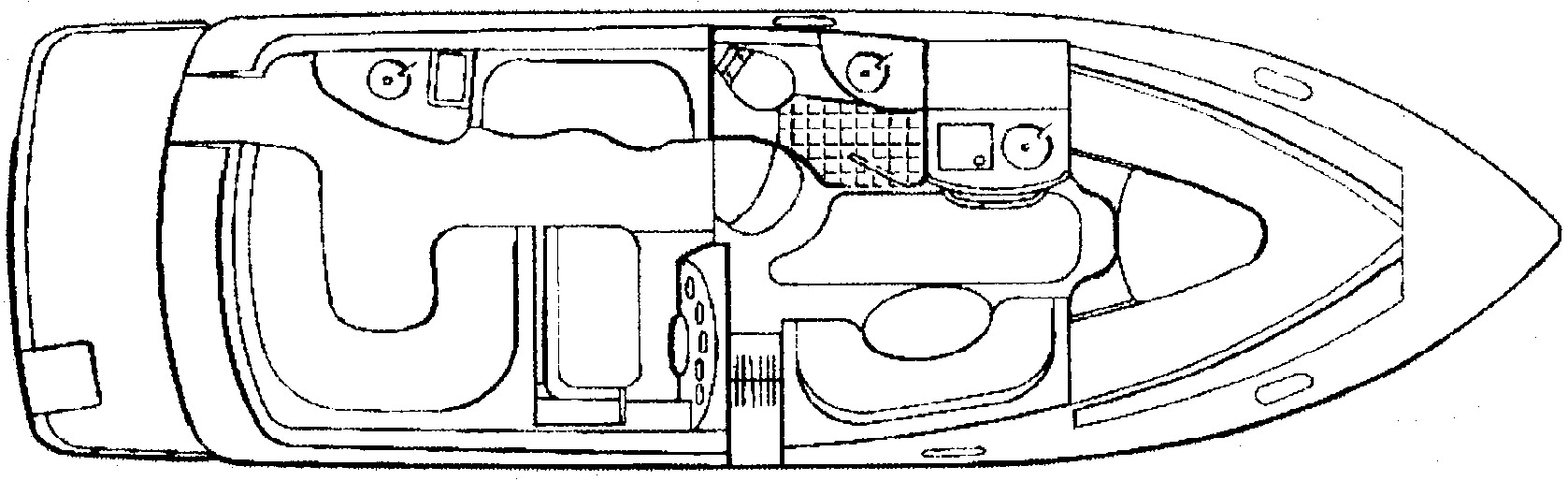 Four Winns 288 Vista floor plan