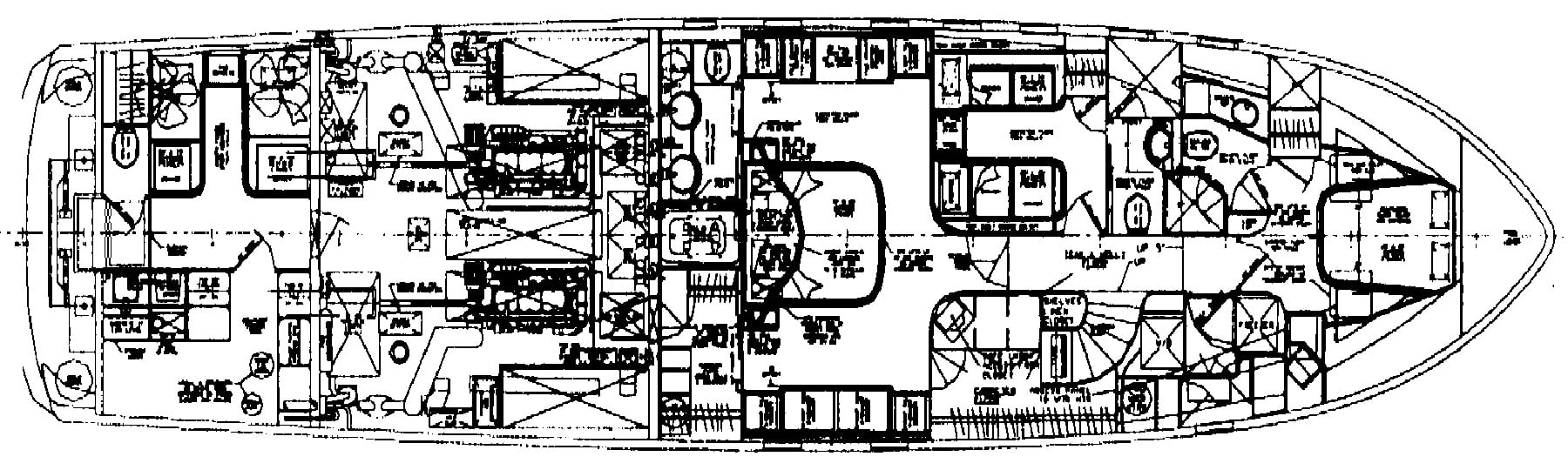 Grand Alaskan 75 Pilothouse floor plan