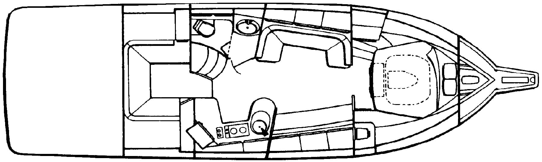 Four Winns 365 Express floor plan