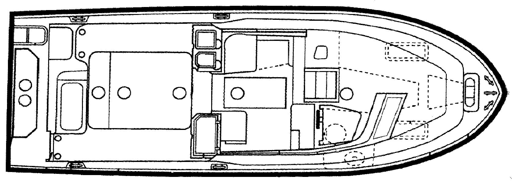 Grady-White 268 Islander floor plan