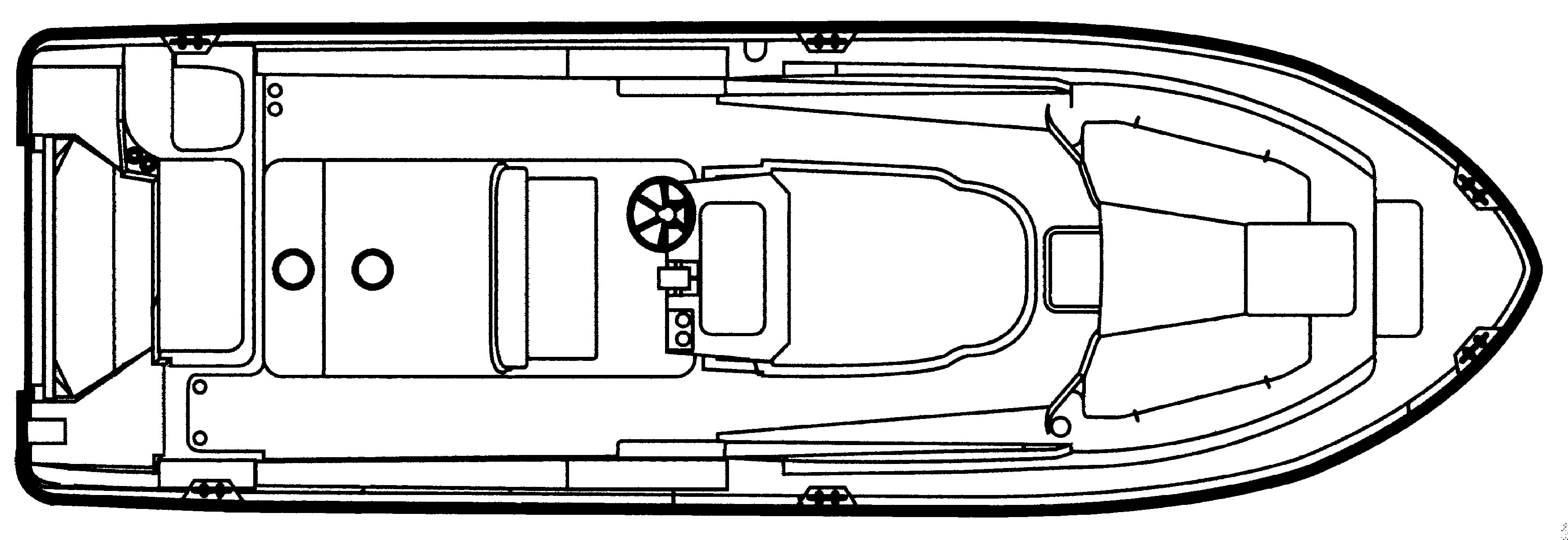 Grady-White Chase 263-273 floor plan
