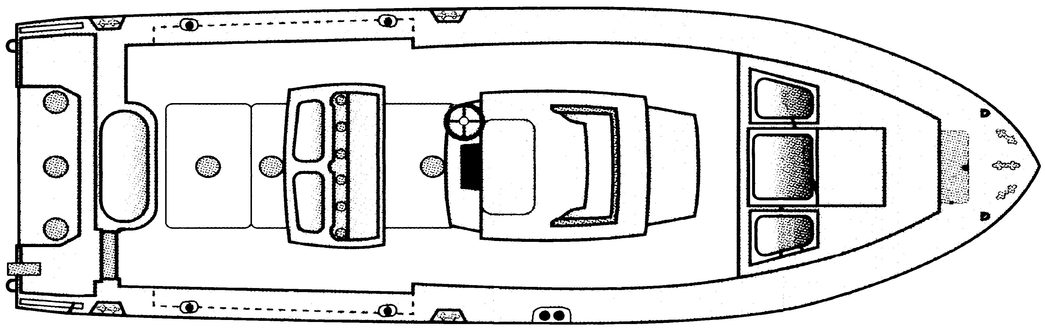 Grady-White Bimini 306; Canyon 306 floor plan