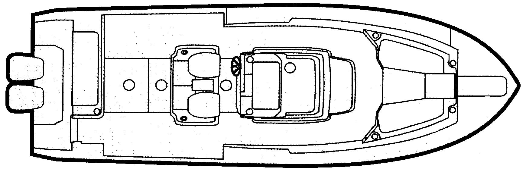 Grady-White Bimini 306; Canyon 306 floor plan
