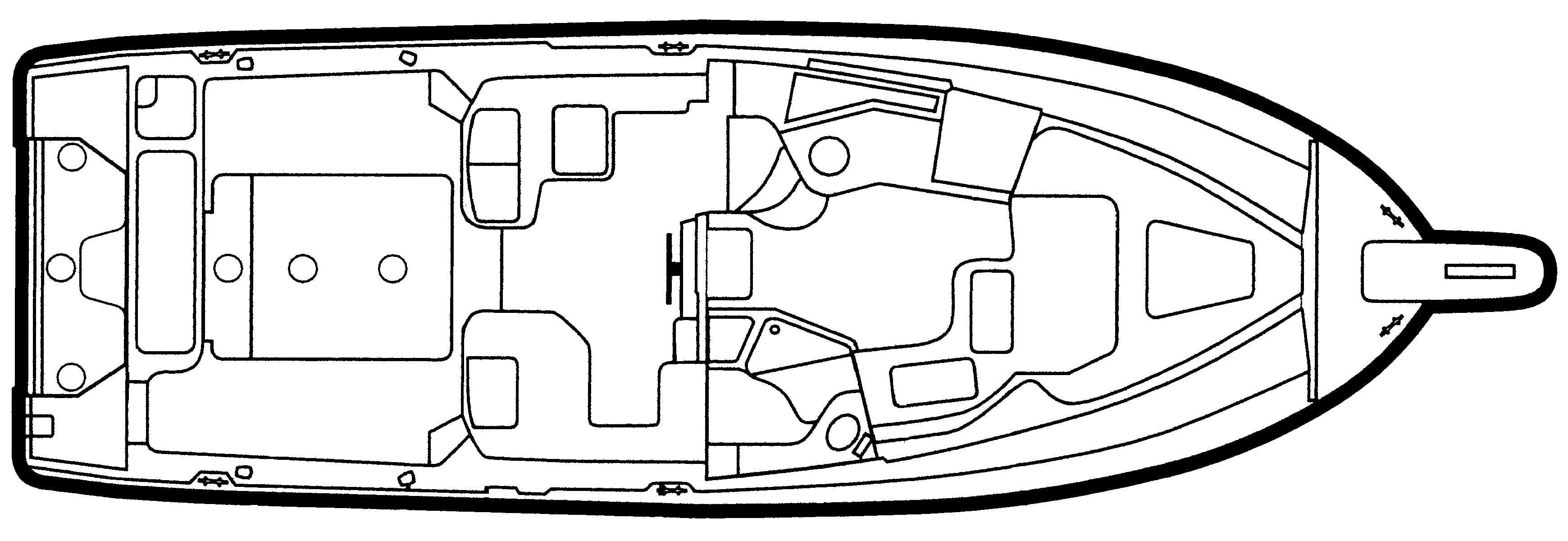 Grady-White Express 330 floor plan