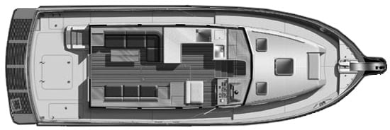 Grand Banks Yachts 41 Heritage EU floor plan