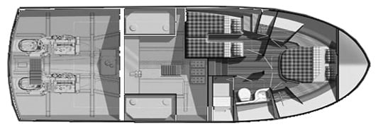 Grand Banks Yachts 41 Heritage EU floor plan