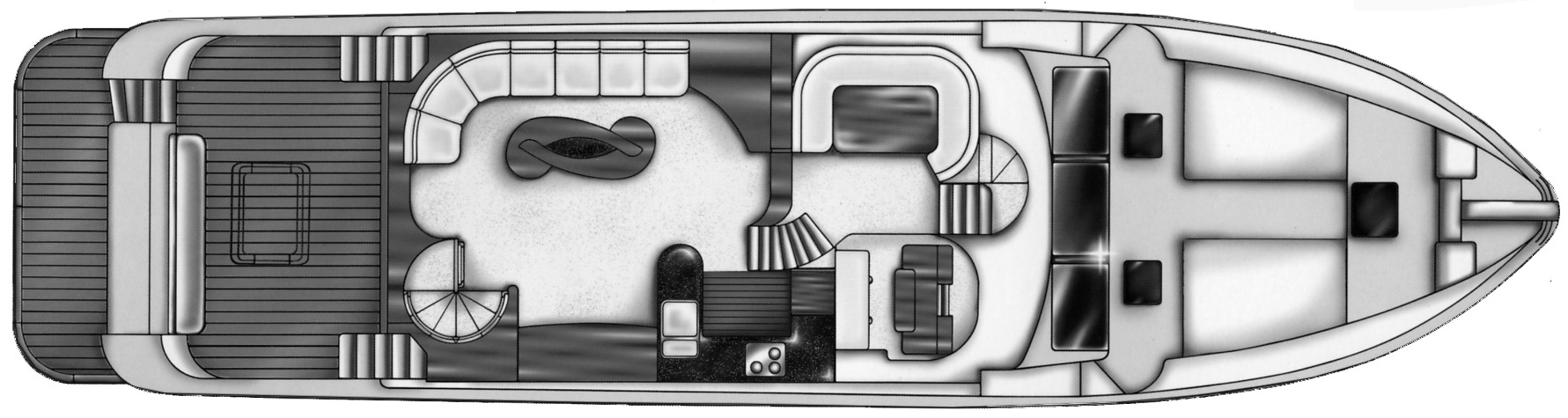 Dyna 70 Motoryacht floor plan