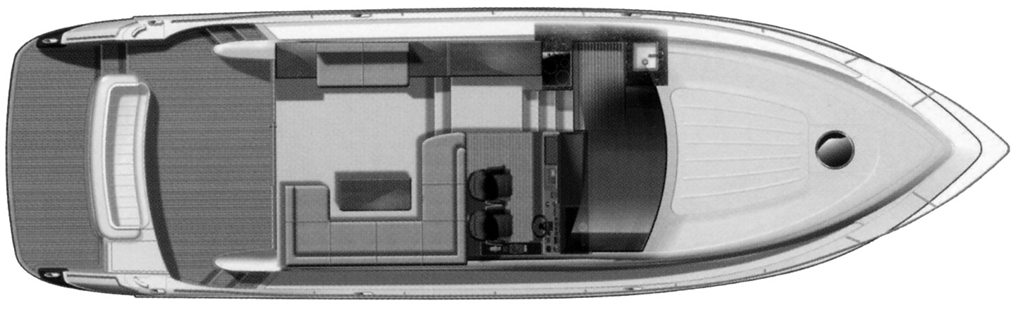 Fairline Yachts 48 Phantom floor plan