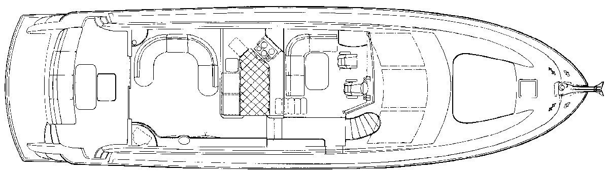 Hatteras Yachts 6300 Raised Pilothouse floor plan