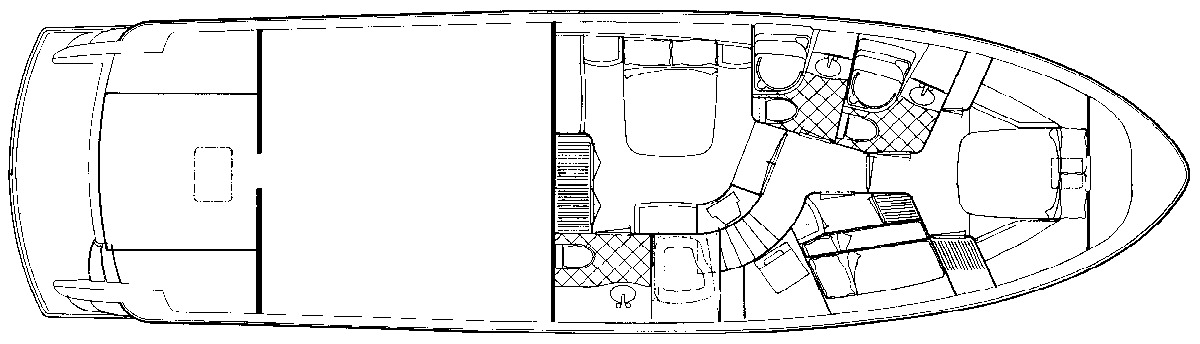 Hatteras Yachts 6300 Raised Pilothouse floor plan