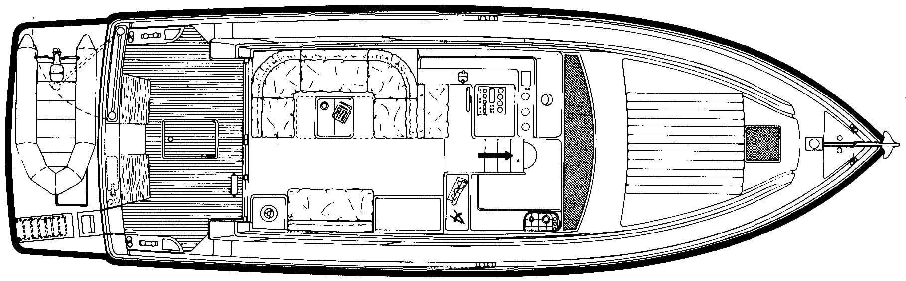Ferretti Yachts 48 floor plan