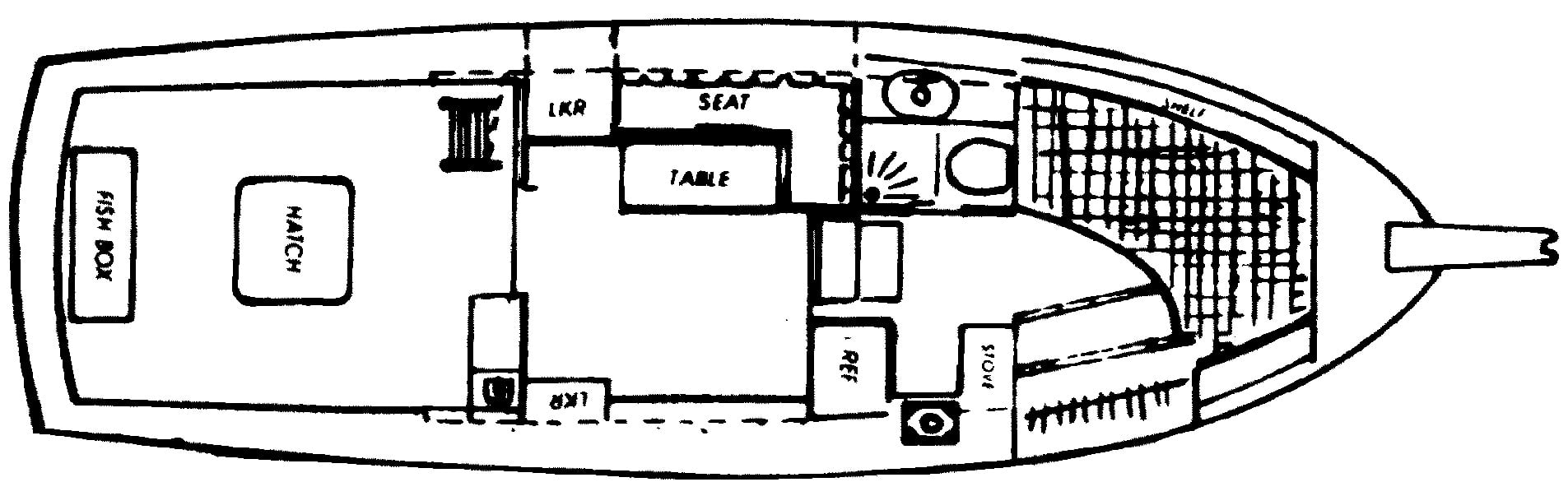 Henriques 35 Maine Coaster floor plan