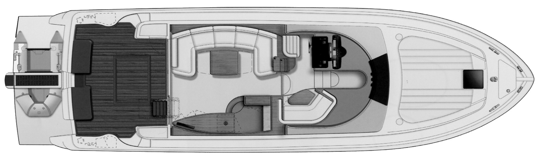 Ferretti Yachts 500 floor plan