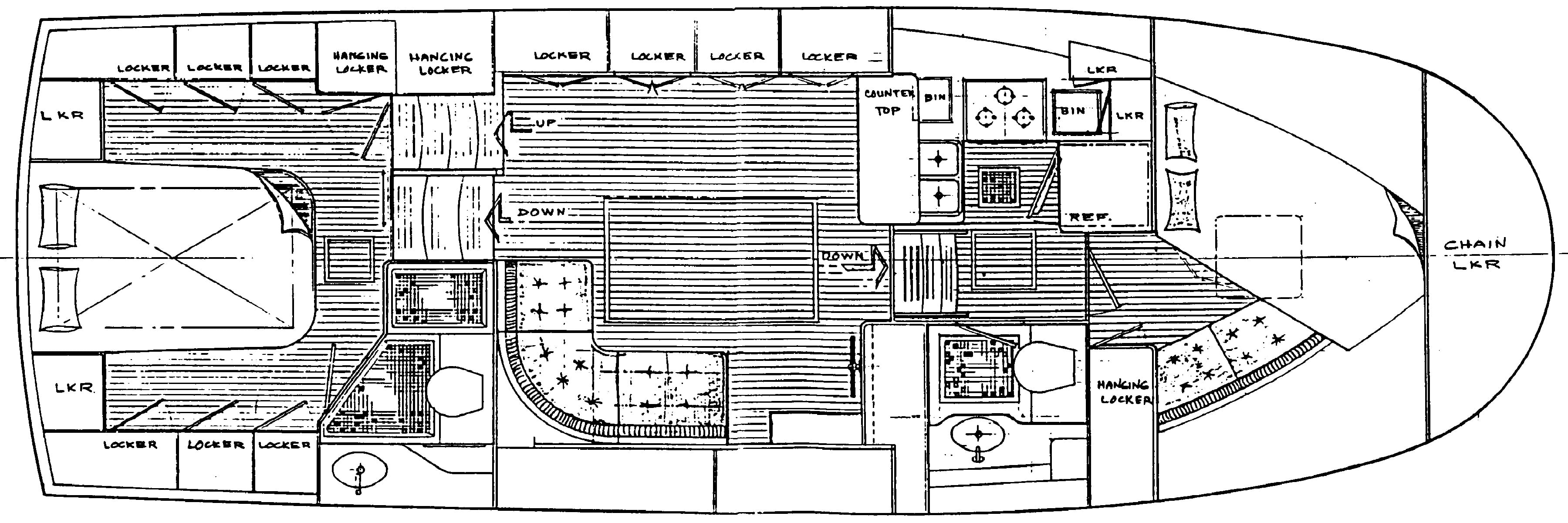 Heritage East 36 Sundeck floor plan