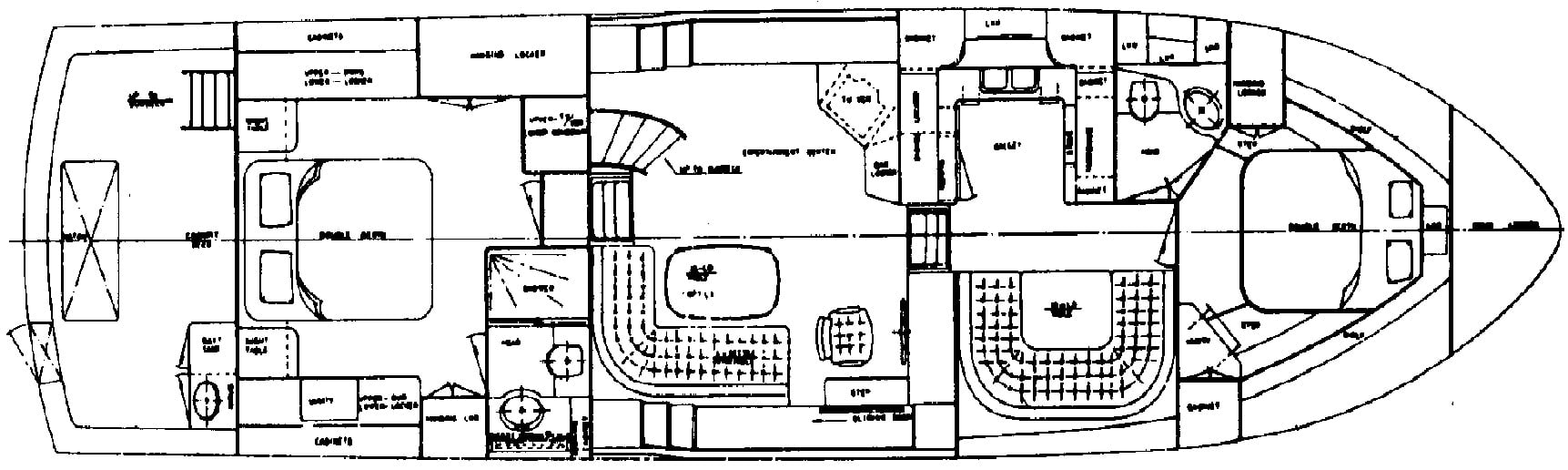 Hi-Star Yachts 55 Yacht Fisherman floor plan