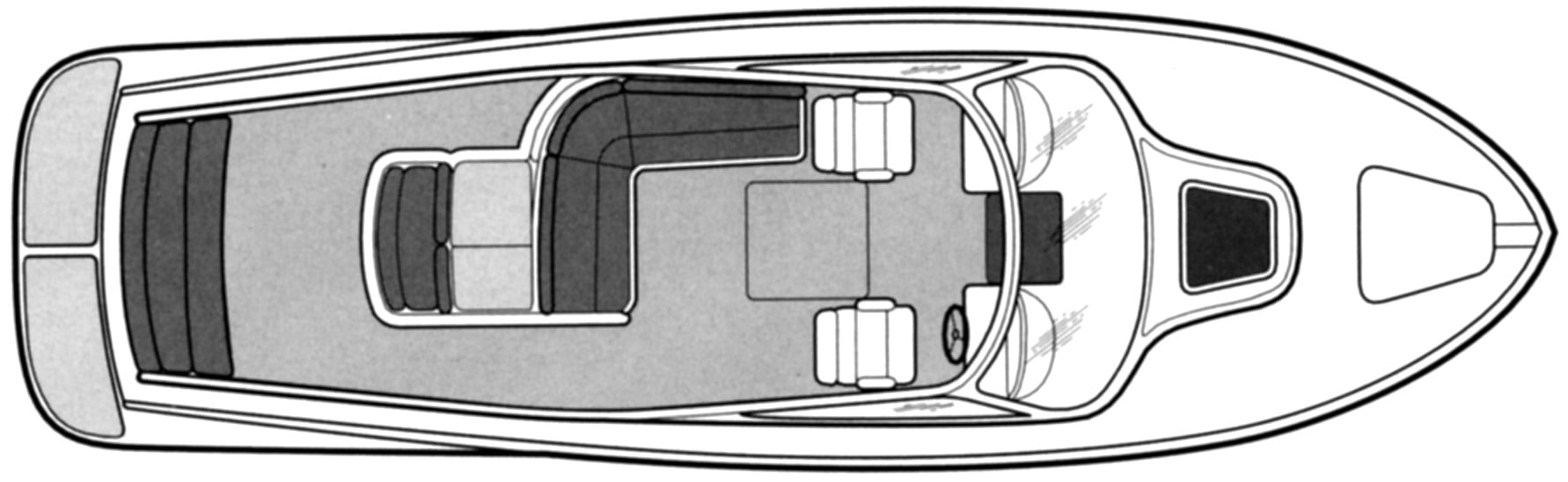 Hinckley Yachts T29R floor plan