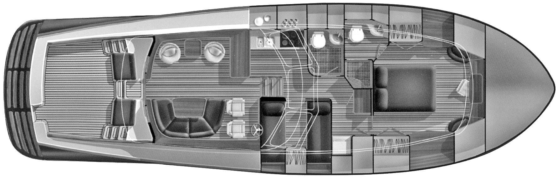 Hinckley Yachts Talaria 55 MKII floor plan