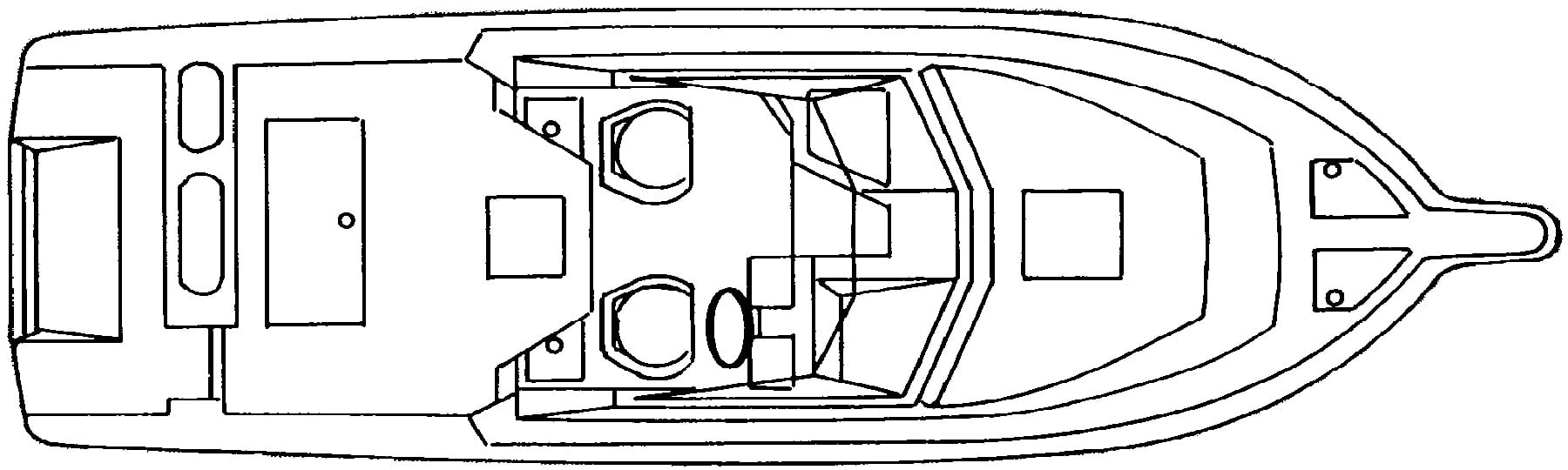 Hydra-Sports 2800-3100 Sportfish floor plan