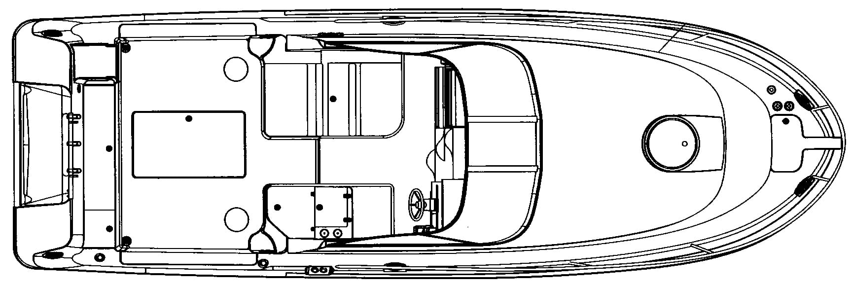 Hydra-Sports Vector 2900 VX; 3000 Express floor plan