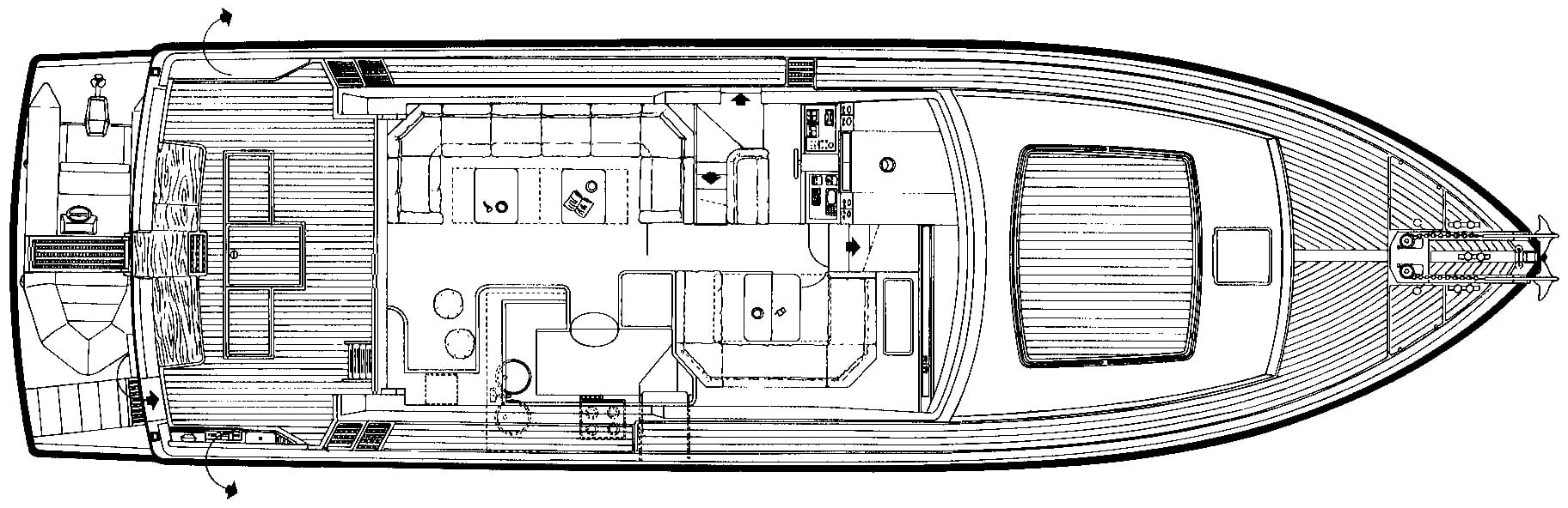 Ferretti Yachts 63 (185) floor plan