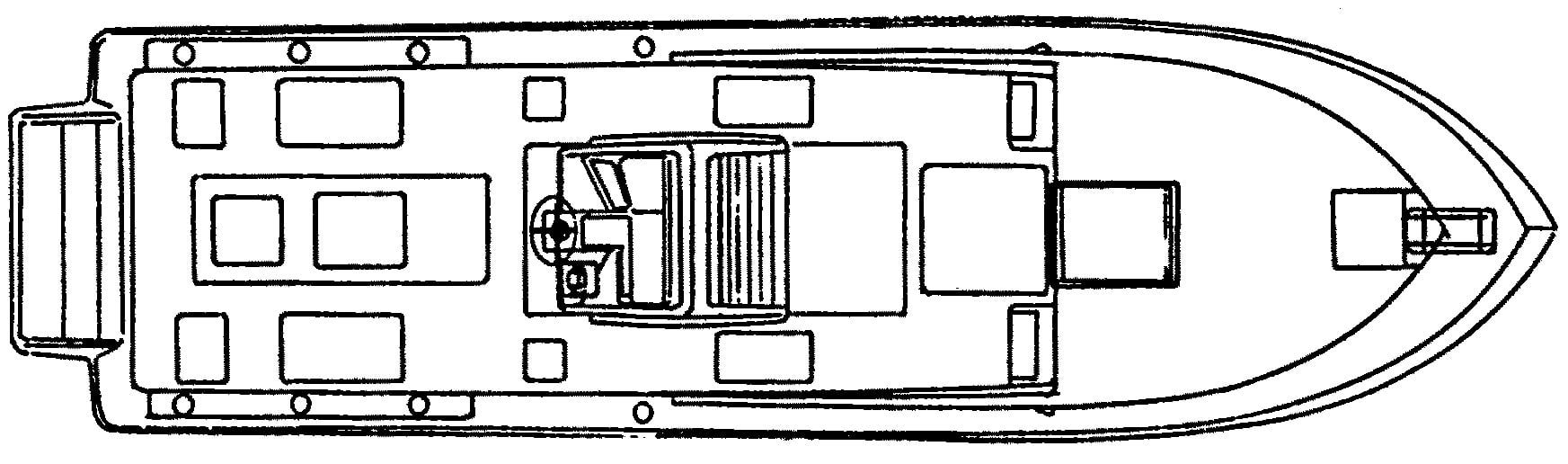 Intrepid Yachts 30 Console Cuddy floor plan